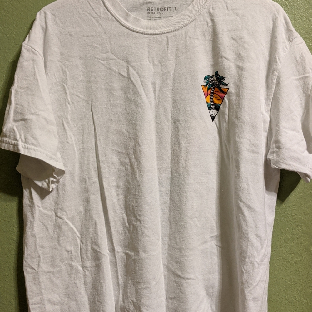 White T-Shirt "Rest in Paradise"